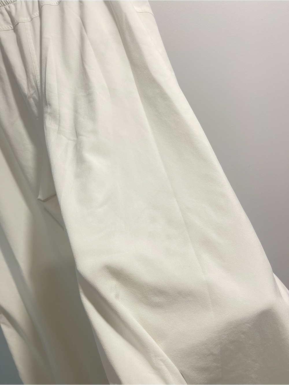 Lululemon Court Rival Wide Leg Track Pant Regular White size 10 - Picture 15 of 16